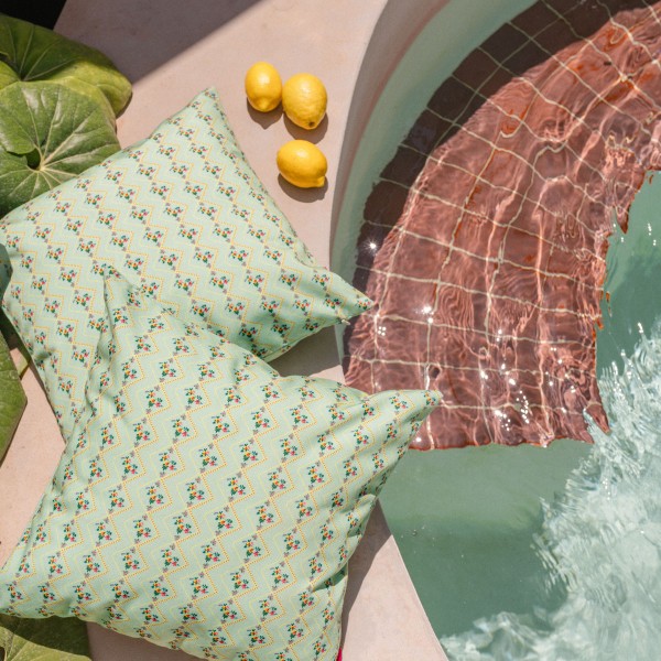Housse de coussin extérieur TANGO lagon