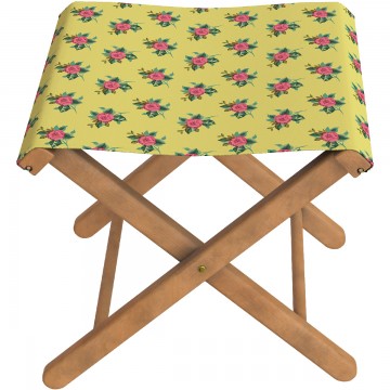 Holzklapphocker ROSALIE Gelb 2