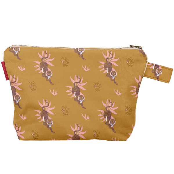 Pouch BENGALI tabac 19x28cm