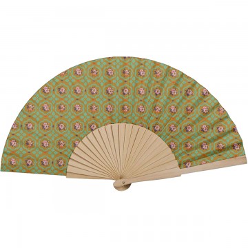 Birch Wood Hand Fan MONA...