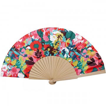 Birch Wood Hand Fan JAVA