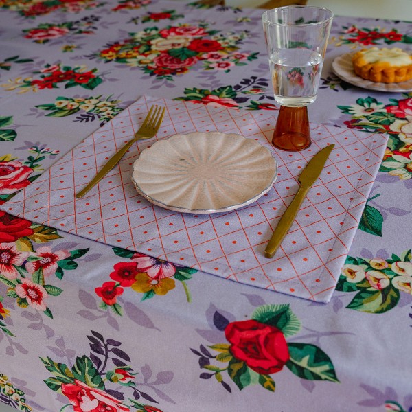 Set de mesa de oro mona