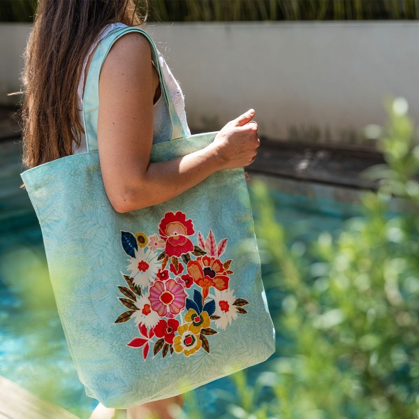 Bolsa de playa de Kimiko Celadon