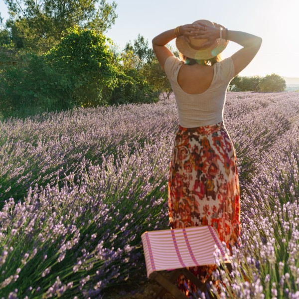 Toile de Pliant pêcheur MAHE rose