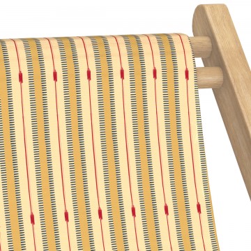 Toile de Transat / Chilienne jaune interchangeable prête à poser