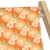 Toile de Transat / Chilienne orange interchangeable prête à poser