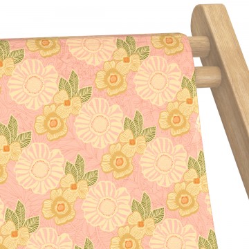 Toile de Transat / Chilienne rose interchangeable prête à poser