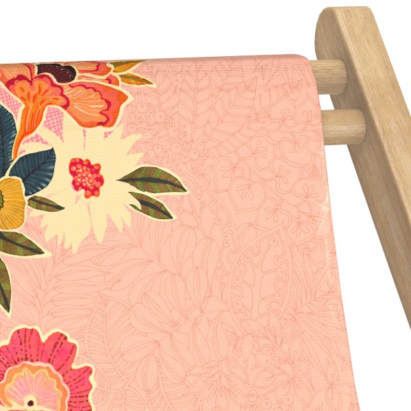 Deckchair Canvas KIMIKO Pink