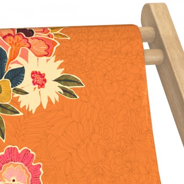 Toile de Transat / Chilienne orange interchangeable prête à poser