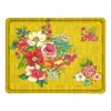 Plateau rectangulaire HANAMI jaune 40 x 30 cm, vue de dessus