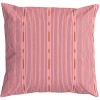 PALOMA pink square scatter cushion 50 x 50 cm: hand-drawn striped pattern