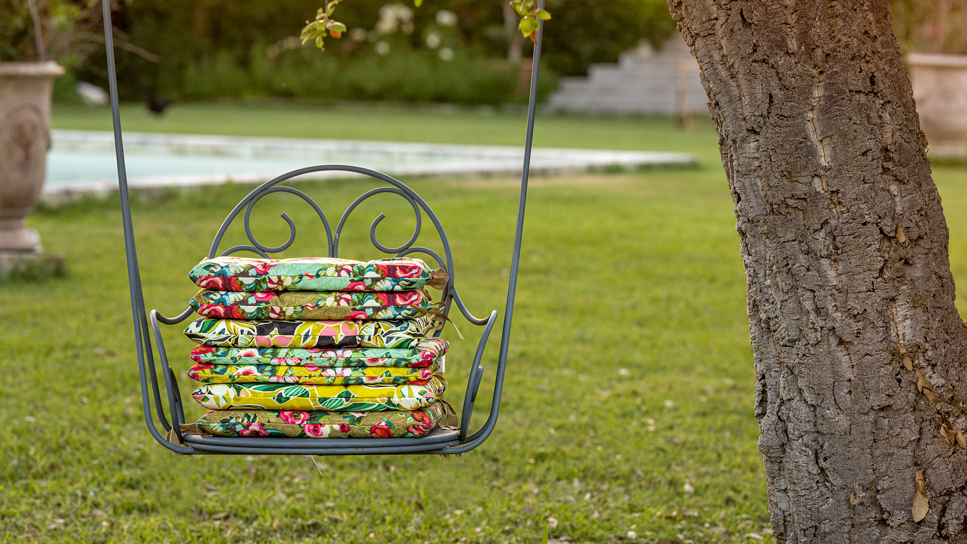 Galette de chaise, coussin de chaise extérieur pour mobilier de jardin